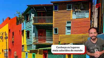 Conheça os lugares mais coloridos do mundo