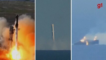 SpaceX lança nave， mas não traz foguete de volta para plataforma