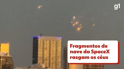 Fragmentos de nave da SpaceX rasgam os céus e causam atrasos em voos