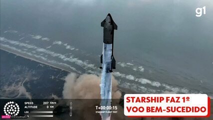 Starship completou seu 1º voo bem-sucedido na 5ª tentativa