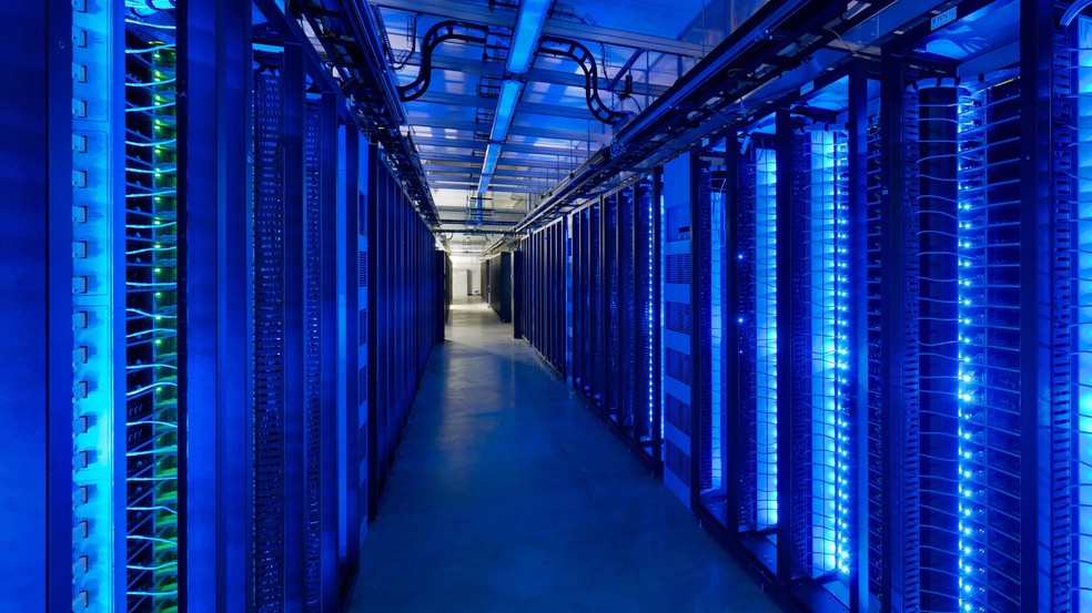 Data center da Meta em Indiana， nos Estados Unidos — Foto: Divulgação/Meta