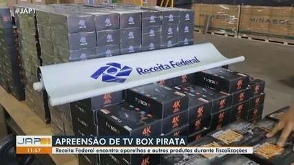 Receita Federal encontra aparelhos de tv box pirata durante fiscalizações