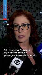 STF condena Zambelli a prisão no caso da perseguição à mão armada