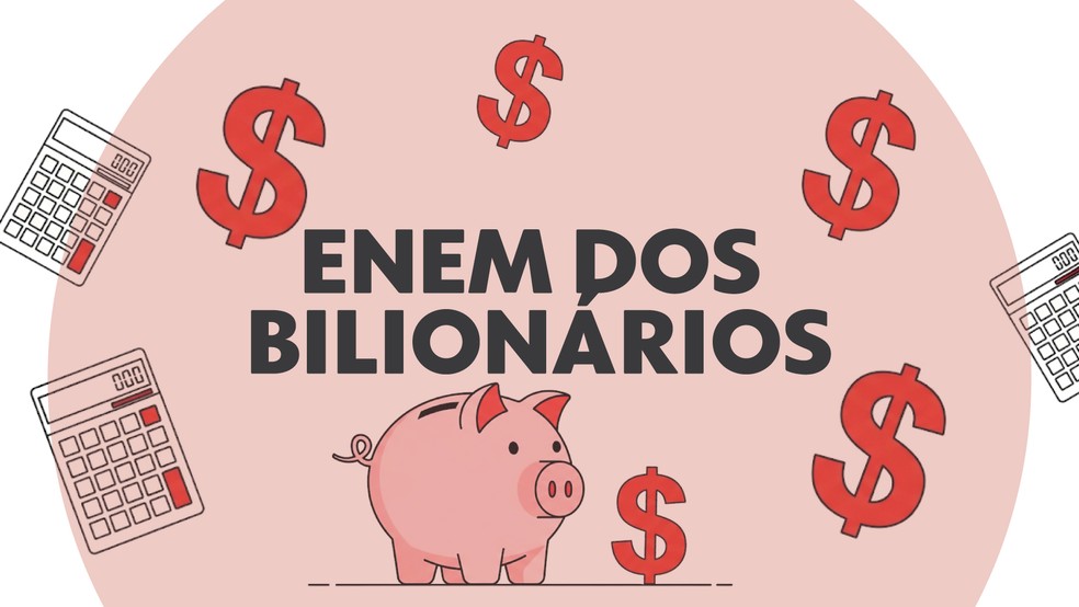 Enem dos bilionários: você sabe lidar com tantos zeros? — Foto: Arte/g1