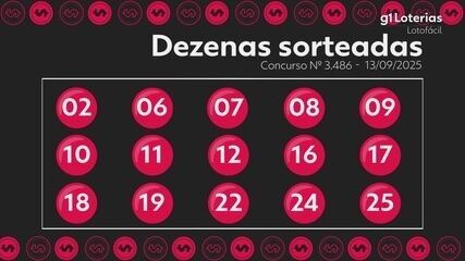 Confira o resultado do sorteio da Lotofácil.