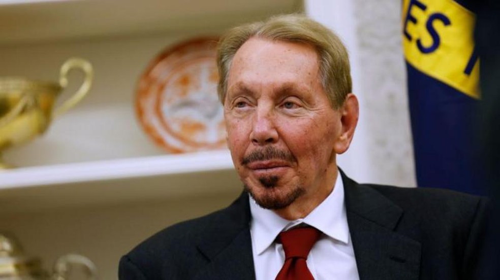O cofundador da Oracle， Larry Ellison， é um dos homens mais ricos do mundo — Foto: Getty Images via BBC